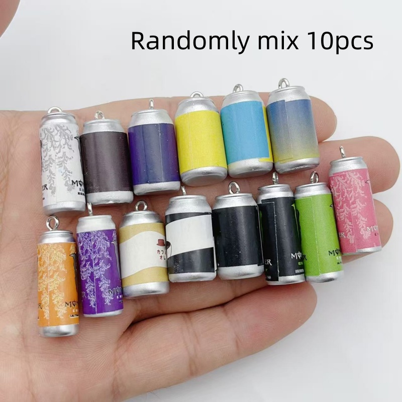 Resin Art Jewellery Kit - 10 Adet Mini Simülasyon İçecek Kutusu