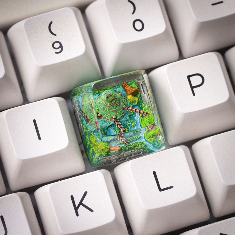 Resin Art Baby - Organizma Reçine Tuş Başlığı Yaratıcı Sanat