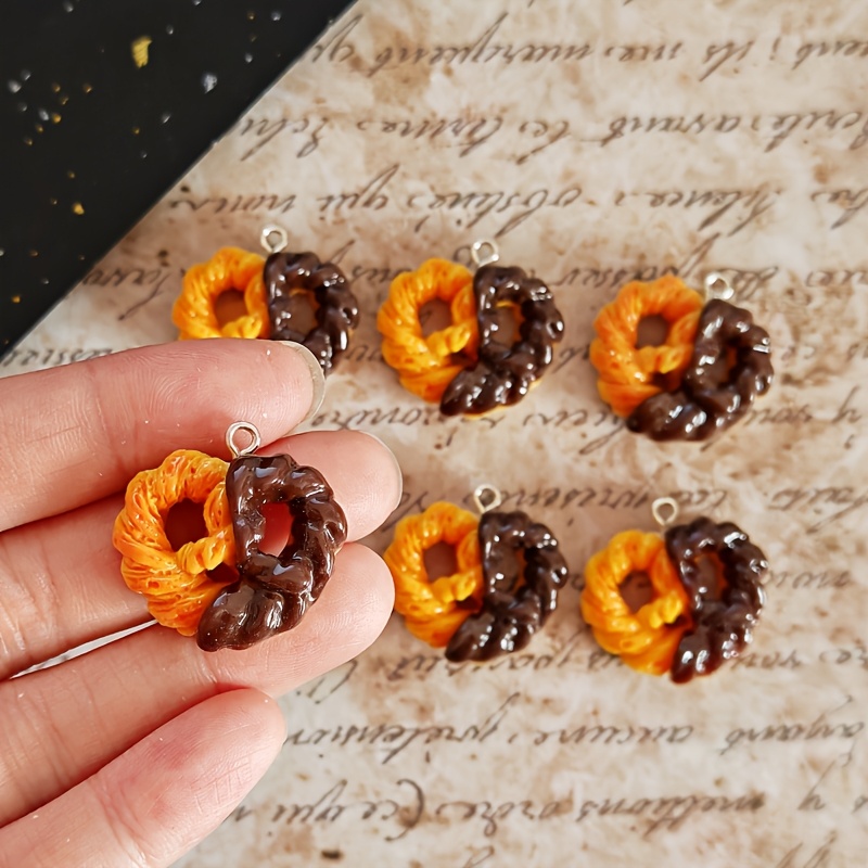 Resin Art Jewellery Kit - 6 adet simülasyon kalp çikolata reçine