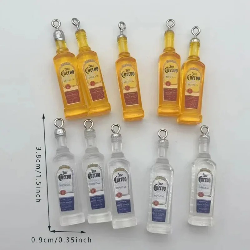 Resin Art Bottle - 10 adet/grup Simülasyon Bira Şişesi İçecek