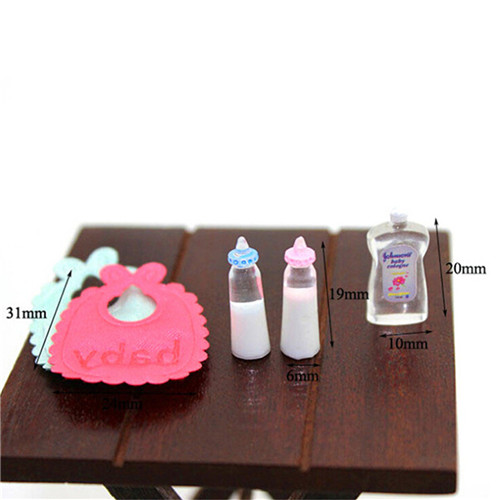 Resin Art Baby - 1:12 Bebek Evi Minyatür Bebek Şişeleri
