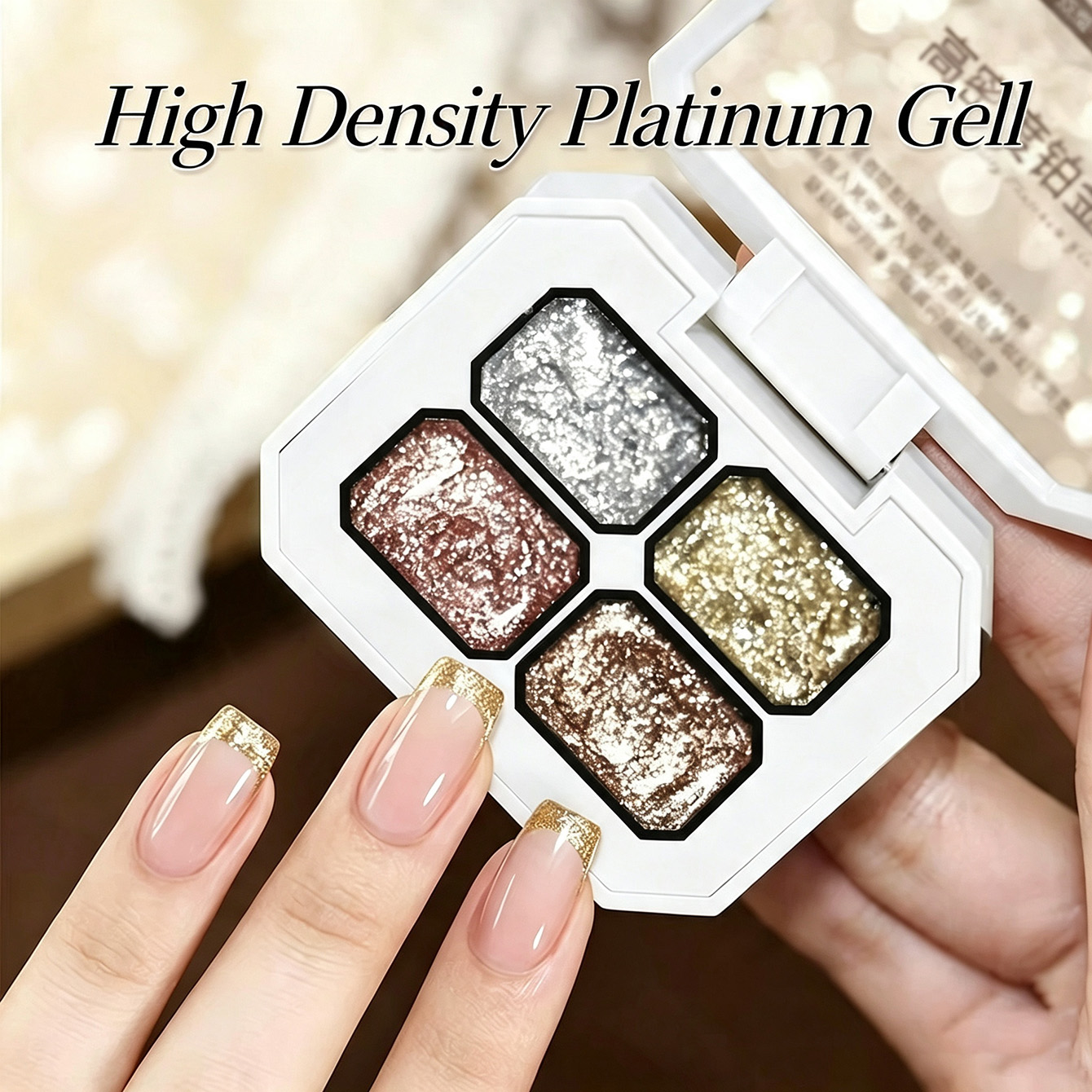Resin Art Price - MIANEL Yüksek Parlaklıkta Altın Simli Platin