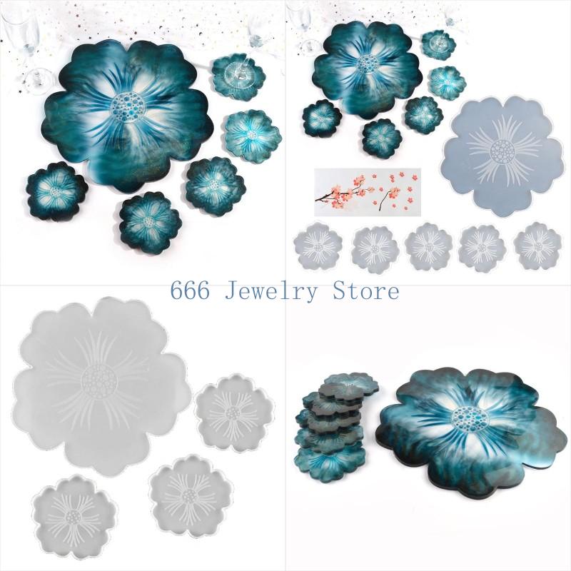 Resin Art Geode - F2TD Epoksi Reçine Döküm Silikon Küf