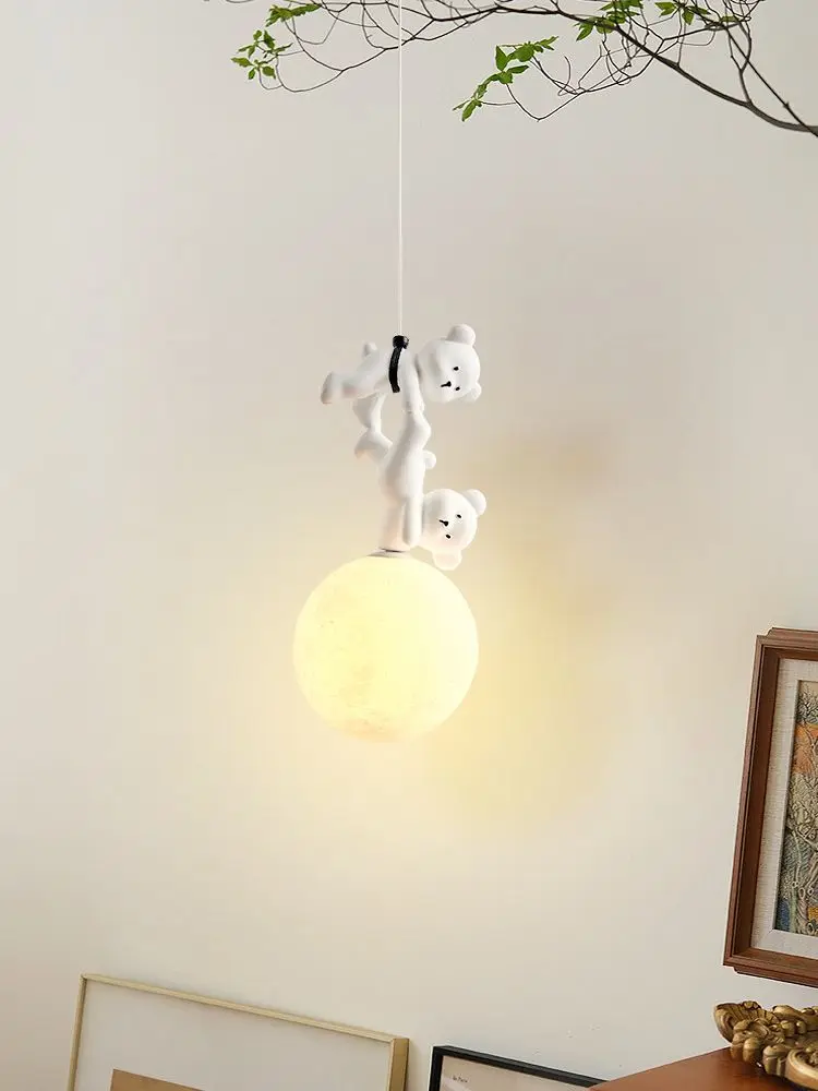 Resin Art Baby - Ayı Lamba Karikatür Kreş Başucu Kolye