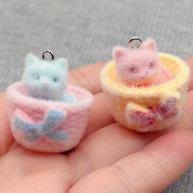 4 adet 3D peluş reçine kedi ko - Resin Art Jewellery Kit incelemesi ve fiyatı