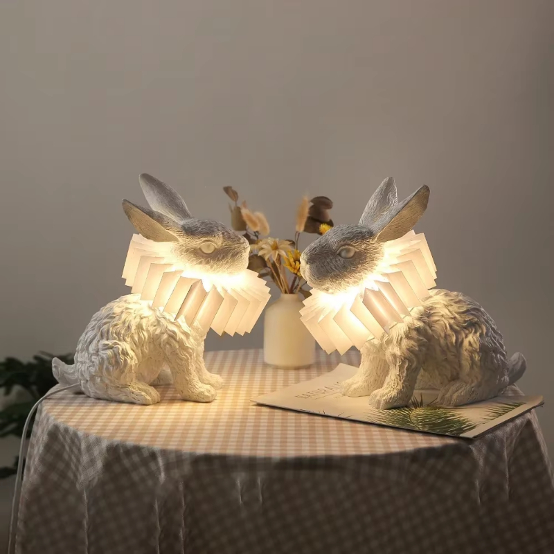 Tavşan masa lambası Sevimli Re - Resin Art On Floor incelemesi ve fiyatı