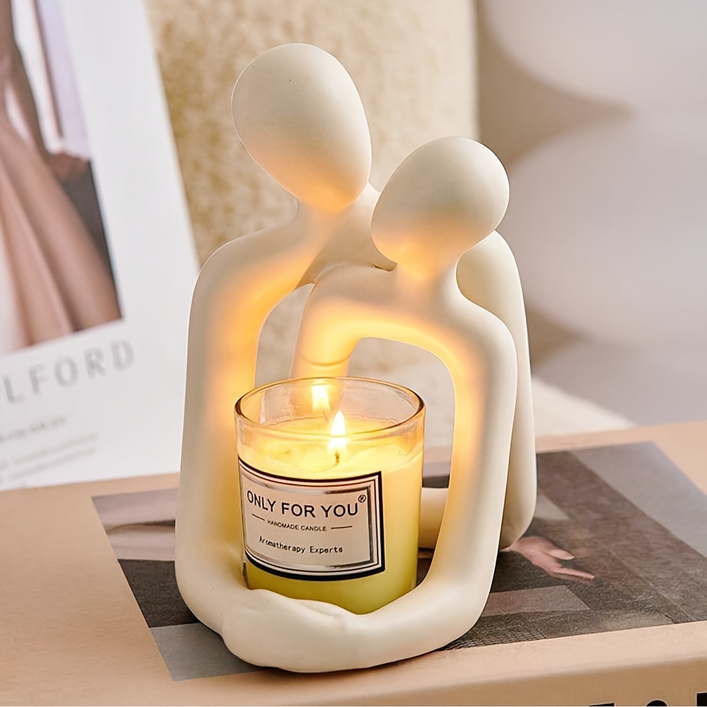 Sarılan Soyut Çift Heykeli, Sı - Resin Art Light incelemesi ve fiyatı