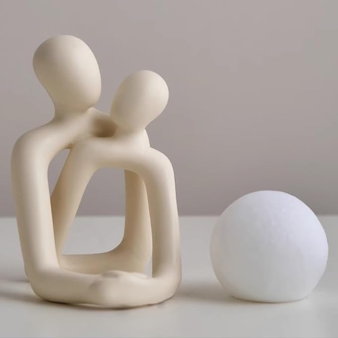 Sarılan Soyut Çift Heykeli, Sı - Resin Art Light incelemesi ve fiyatı