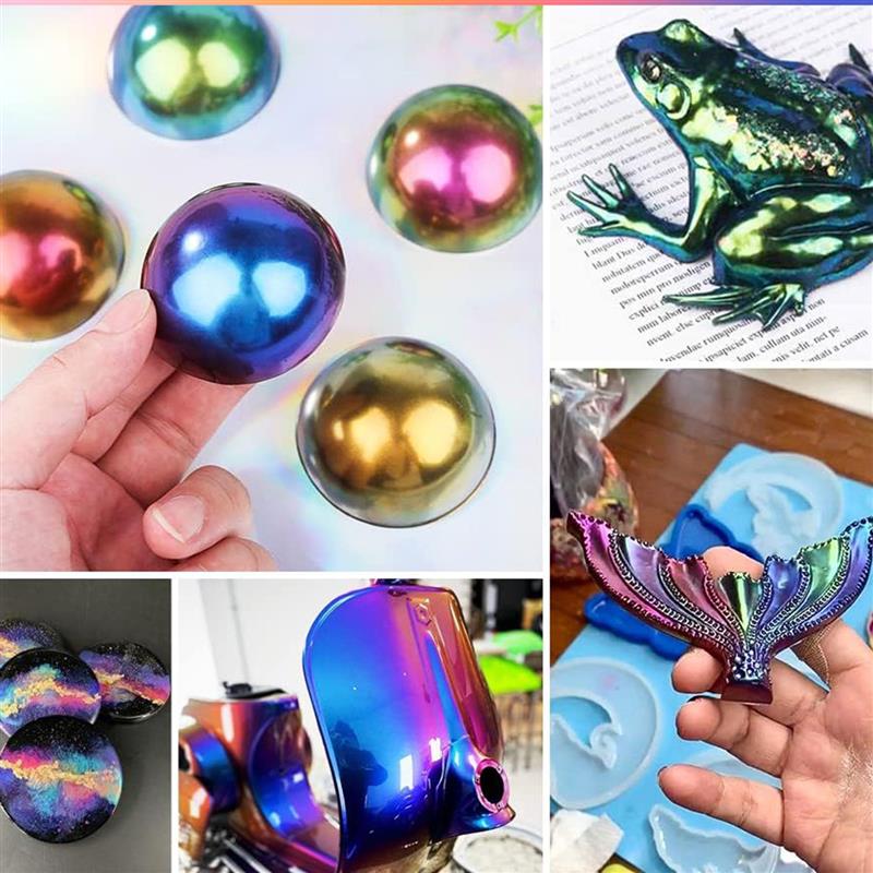 3g ayna chamemunlar reçine Pig - Glitter Powder Resin incelemesi ve fiyatı