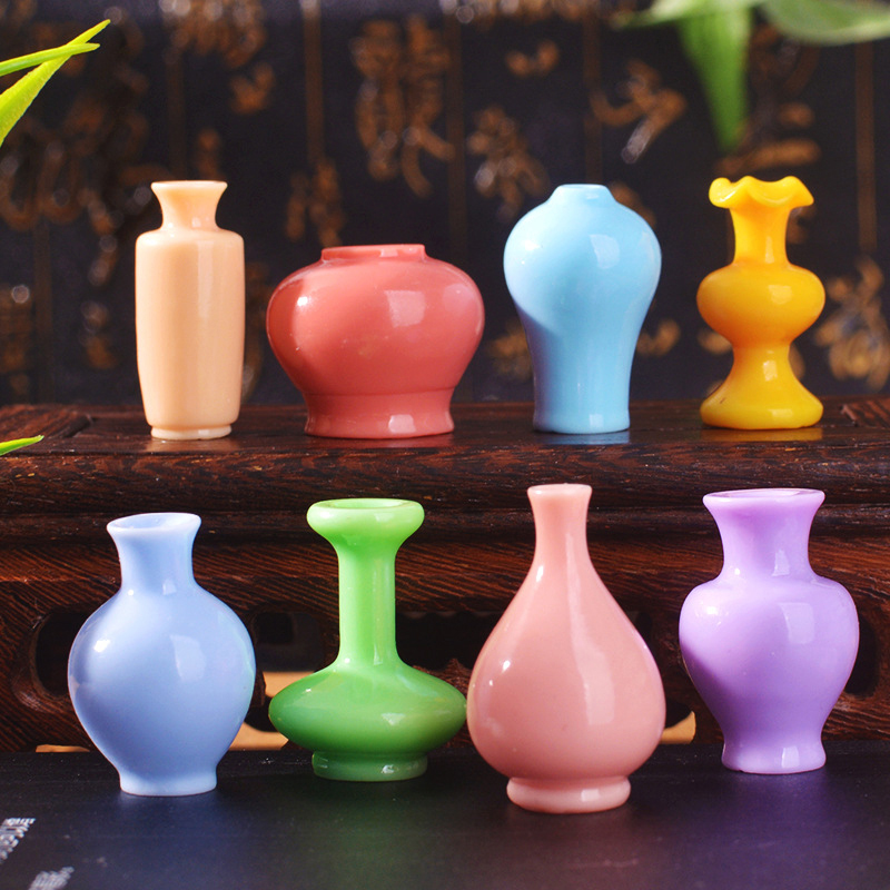 8 adet Mini Renkli Vazo Şişele - Resin Art Bottle incelemesi ve fiyatı