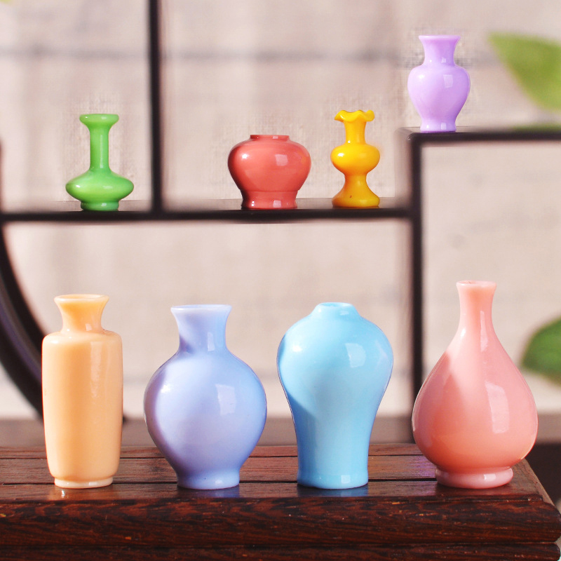 8 adet Mini Renkli Vazo Şişele - Resin Art Bottle incelemesi ve fiyatı