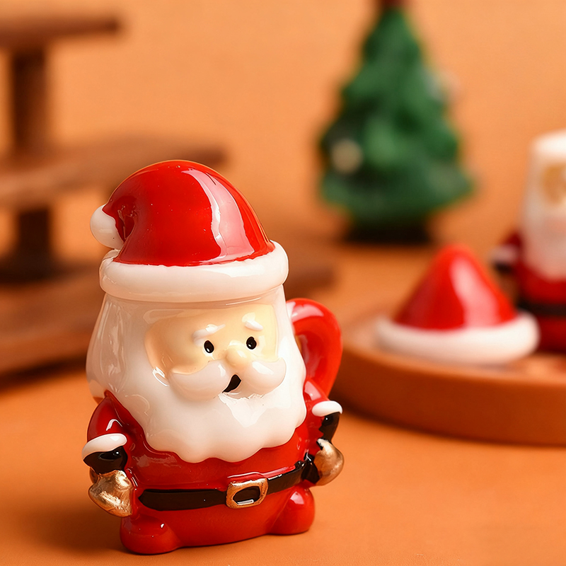 Mini Noel Baba Çay Fincanı Süs - Resin Art And Decor incelemesi ve fiyatı