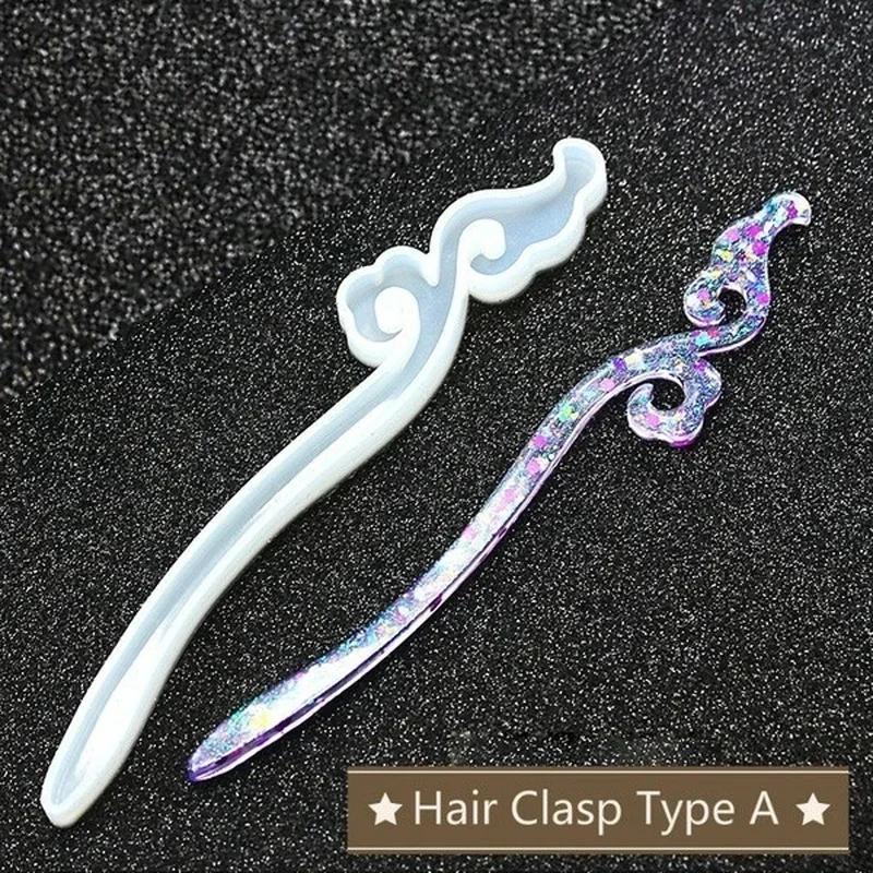 Yeni Şeffaf Saç Tokası Silikon - Resin Art Jewellery Kit incelemesi ve fiyatı