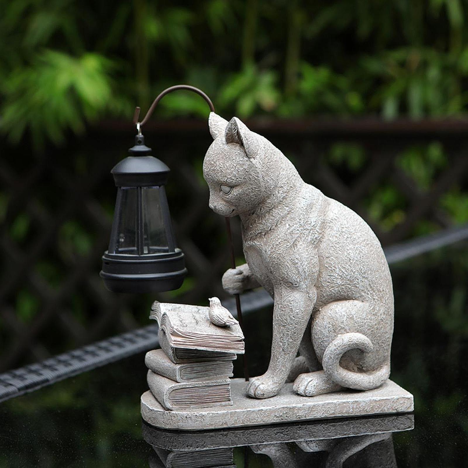 Kedi Güneş Enerjili Bahçe Mini - Resin Art Light incelemesi ve fiyatı