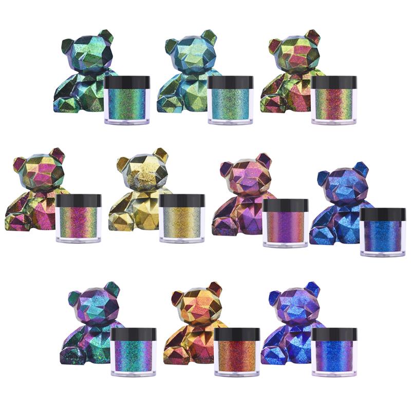 Ayna bukalemunlar reçine Pigme - Glitter Powder Resin incelemesi ve fiyatı