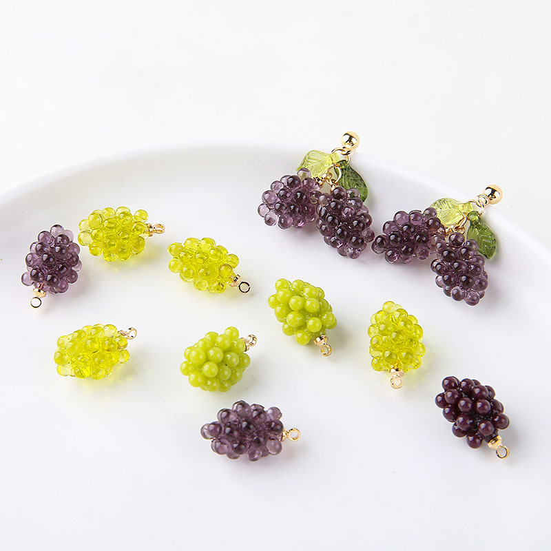 6 adet Sevimli Küçük Üzüm Reçi - Resin Art Jewellery Kit incelemesi ve fiyatı