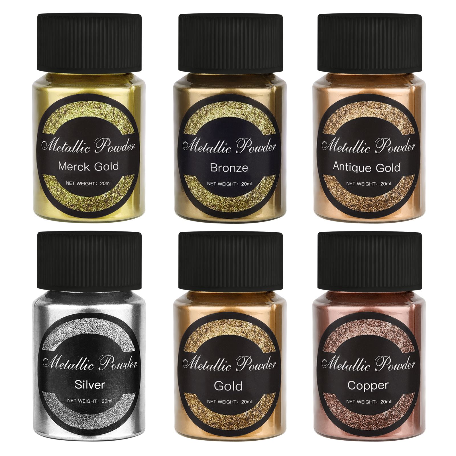 20ml/şişe metalik sim tozu alt - Glitter Powder Resin incelemesi ve fiyatı